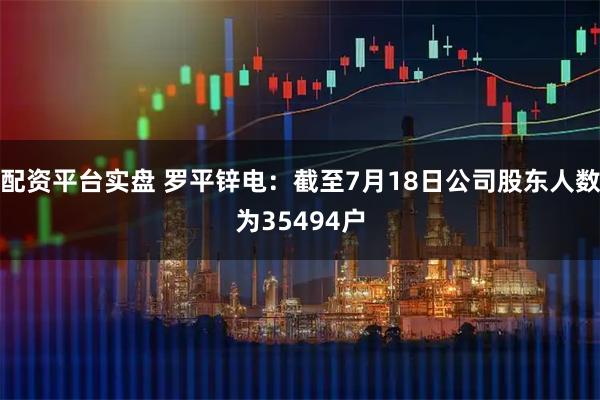 配资平台实盘 罗平锌电：截至7月18日公司股东人数为35494户