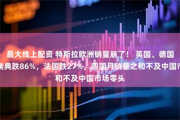 最大线上配资 特斯拉欧洲销量崩了！ 英国、德国腰斩，瑞典跌86%，法国跌27%，四国月销量之和不及中国市场零头